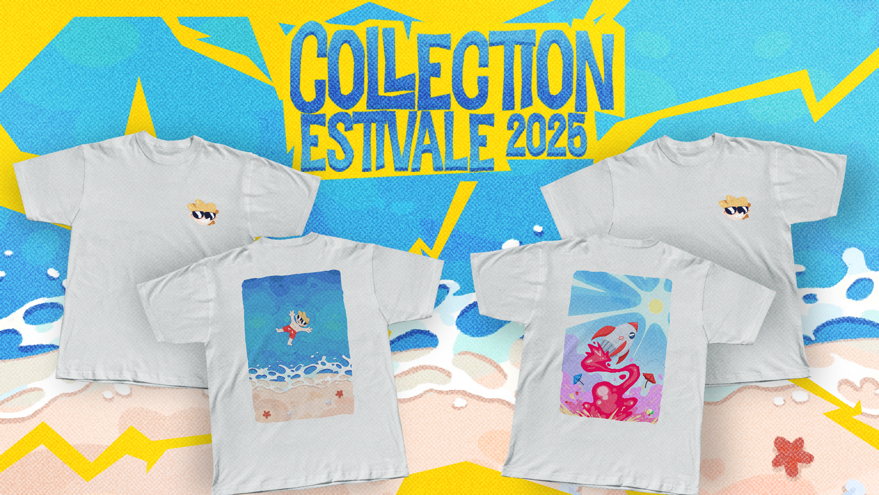 Pack 2 T-shirt collection estivale 2025 [PRÉCOMMANDE]
