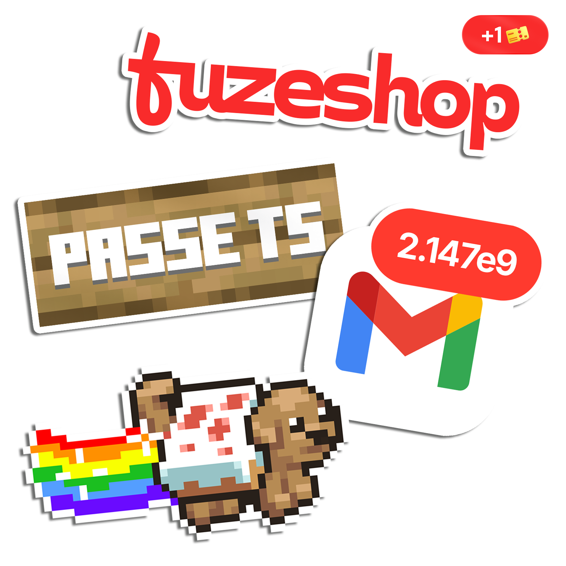 Planche de stickers