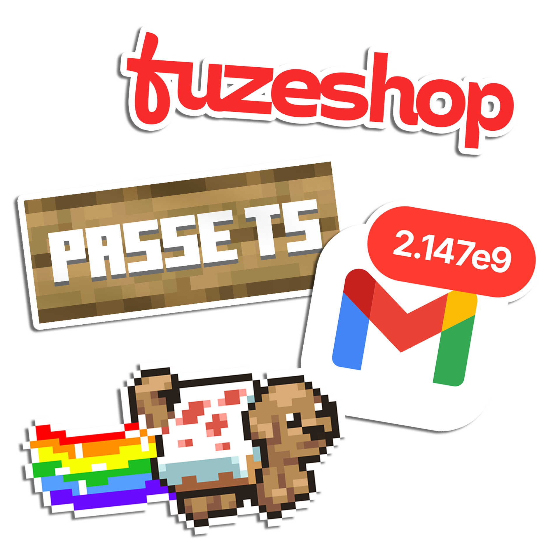Planche de stickers